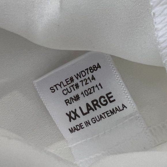 NWT GIBSON White Lace Detailed Tank Top (XXL) - Picture 6 of 8